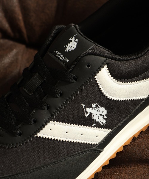 U.S. POLO ASSN.(ユーエスポロアッスン)の「【U.S. POLO ASSN./ユーエスポロアッスン】ワンポイント バイカラー Tトゥスニーカー WOMEN(スニーカー・レディース・イエロー/ブラック/ホワイト/ブルー・24.5cm/23cm/23.5cm/24cm/22.5cm)」の12枚目の写真