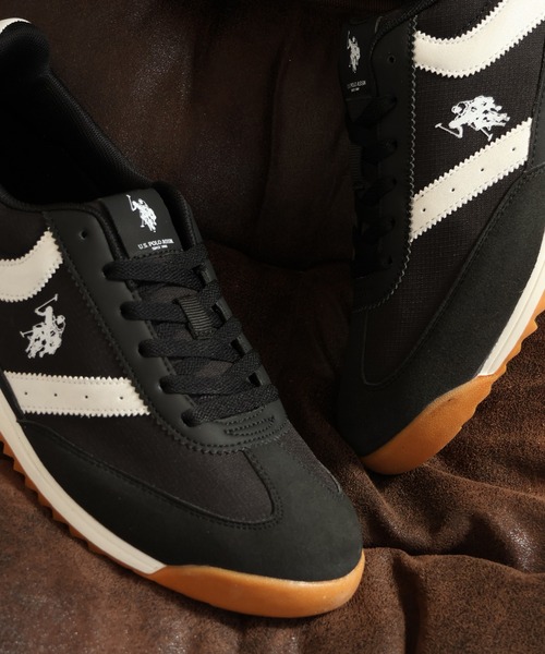 U.S. POLO ASSN.(ユーエスポロアッスン)の「【U.S. POLO ASSN./ユーエスポロアッスン】ワンポイント バイカラー Tトゥスニーカー WOMEN(スニーカー・レディース・イエロー/ブラック/ホワイト/ブルー・24.5cm/23cm/23.5cm/24cm/22.5cm)」の14枚目の写真