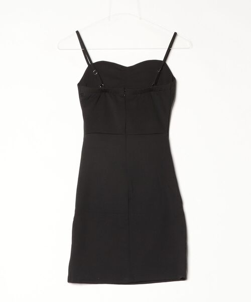 ALLuRing ChaRm(アリュリングチャーム)の「Drawstring Cutout Mini Dress / ドローストリングカットアウトミニワンピース カップ付(ワンピース・レディース・ブラック・FREE)」の9枚目の写真