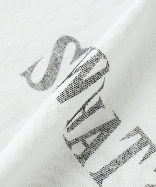 Lamrof(ラムロフ)の「LAMROF / ラムロフ SO WHAT T(Tシャツ/カットソー・メンズ・ホワイト/ブラック・1/2)」の7枚目の写真