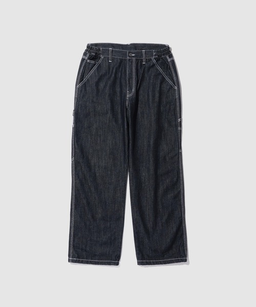 NAVY(ネイビー)の「NAVY デニムペインターパンツ 裾ドローコード(デニムパンツ・メンズ・ネイビー/ブルー系・S/M/L/XL)」の12枚目の写真