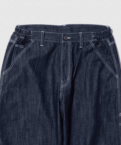 NAVY(ネイビー)の「NAVY デニムペインターパンツ 裾ドローコード(デニムパンツ・メンズ・ネイビー/ブルー系・S/M/L/XL)」の15枚目の写真