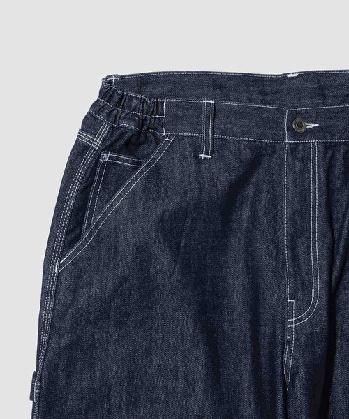 NAVY(ネイビー)の「NAVY デニムペインターパンツ 裾ドローコード(デニムパンツ・メンズ・ネイビー/ブルー系・S/M/L/XL)」の16枚目の写真