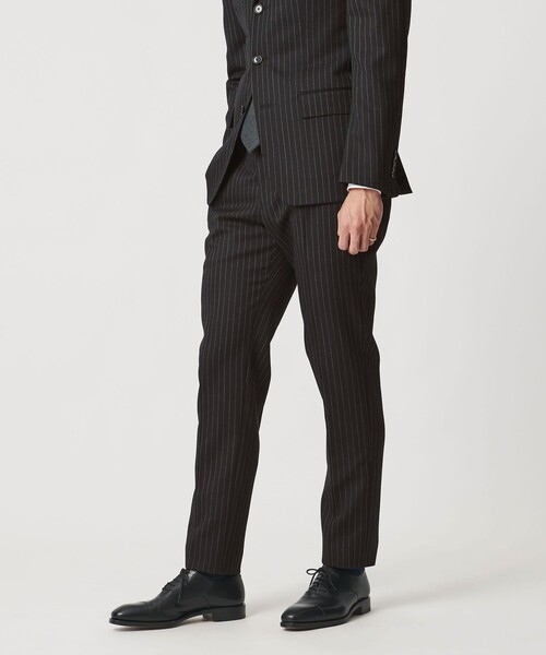 UNITED ARROWS & SONS（ユナイテッドアローズアンドサンズ）の「＜UNITED ARROWS & SONS by MASATAKA HATTORI＞NARROW NP TROUSERS/スラックス（スラックス・メンズ・ブラック/ダークオレンジ・50/48/46）」の22枚目の写真
