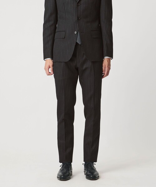 UNITED ARROWS & SONS（ユナイテッドアローズアンドサンズ）の「＜UNITED ARROWS & SONS by MASATAKA HATTORI＞NARROW NP TROUSERS/スラックス（スラックス・メンズ・ブラック/ダークオレンジ・50/48/46）」の16枚目の写真