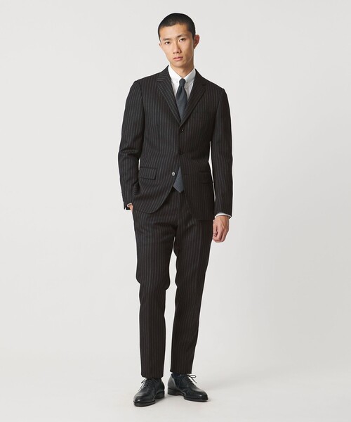 UNITED ARROWS & SONS（ユナイテッドアローズアンドサンズ）の「＜UNITED ARROWS & SONS by MASATAKA HATTORI＞NARROW NP TROUSERS/スラックス（スラックス・メンズ・ブラック/ダークオレンジ・50/48/46）」の17枚目の写真