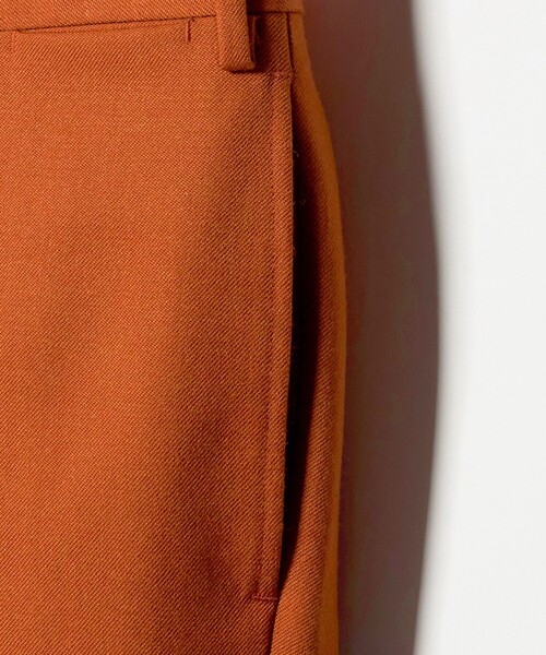 UNITED ARROWS & SONS（ユナイテッドアローズアンドサンズ）の「＜UNITED ARROWS & SONS by MASATAKA HATTORI＞NARROW NP TROUSERS/スラックス（スラックス・メンズ・ブラック/ダークオレンジ・50/48/46）」の12枚目の写真