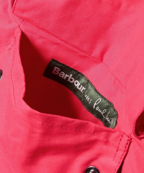 Paul Smith（ポールスミス）の「Paul Smith Loves Barbour "Bedale" コットンジャケット / 163701 MCA1126（その他アウター・メンズ・チェリーレッド/キナリ・SMALL/MEDIUM/LARGE/X-LARGE）」の3枚目の写真