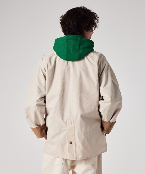 Paul Smith（ポールスミス）の「Paul Smith Loves Barbour "Bedale" コットンジャケット / 163701 MCA1126（その他アウター・メンズ・チェリーレッド/キナリ・SMALL/MEDIUM/LARGE/X-LARGE）」の11枚目の写真