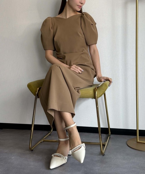 LOWO(ロワ)の「パールダブルストラップポインテッドトゥパンプス ローヒール チャンキーヒール 結婚式 パーティー オケージョン お呼ばれ(パンプス・レディース・ブラック/アイボリー・38/37/36/39/40)」の11枚目の写真