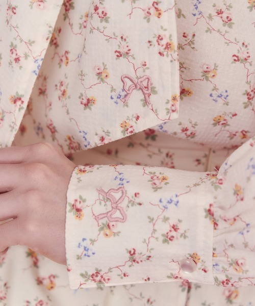 Cath Kidston(キャスキッドソン)の「ボウタイブラウス(シャツ/ブラウス・レディース・サックスブルー系/アイボリー/サックスブルー/ホワイト・FREE)」の19枚目の写真