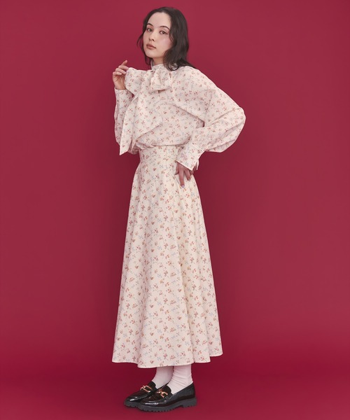 Cath Kidston(キャスキッドソン)の「ボウタイブラウス(シャツ/ブラウス・レディース・サックスブルー系/アイボリー/サックスブルー/ホワイト・FREE)」の10枚目の写真