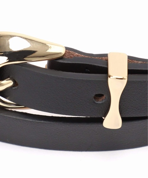 LEFIJE(レフィエ)の「《追加》LEFIJE/レフィエ Tresorベルト(ベルト・レディース・ブラック/ベージュ・XX-SMALL/7.5)」の9枚目の写真
