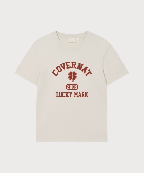 COVERNAT(カバーナット)の「WOMEN CLOVER GRAPHIC T-SHIRT(Tシャツ/カットソー・レディース・チャコールグレー/ブルー/キナリ/ホワイト・LARGE/MEDIUM/SMALL)」の16枚目の写真