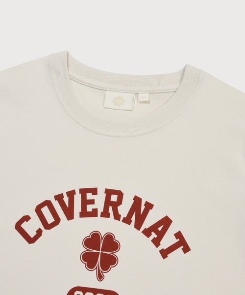 COVERNAT(カバーナット)の「WOMEN CLOVER GRAPHIC T-SHIRT(Tシャツ/カットソー・レディース・チャコールグレー/ブルー/キナリ/ホワイト・LARGE/MEDIUM/SMALL)」の18枚目の写真