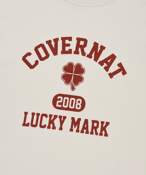 COVERNAT(カバーナット)の「WOMEN CLOVER GRAPHIC T-SHIRT(Tシャツ/カットソー・レディース・チャコールグレー/ブルー/キナリ/ホワイト・LARGE/MEDIUM/SMALL)」の19枚目の写真