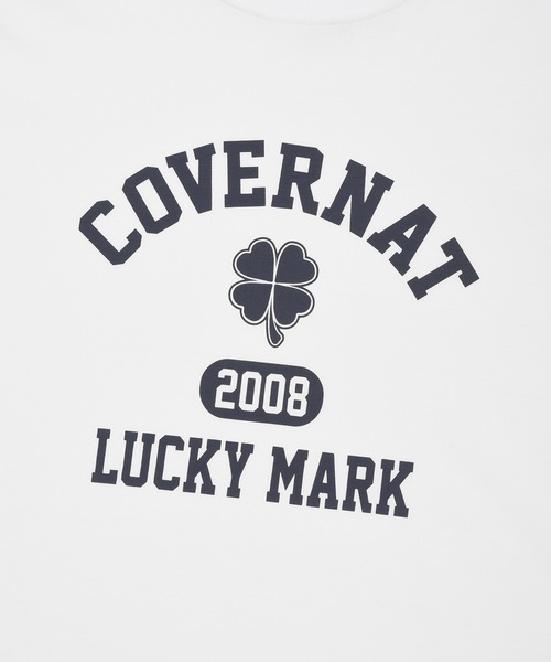 COVERNAT(カバーナット)の「WOMEN CLOVER GRAPHIC T-SHIRT(Tシャツ/カットソー・レディース・チャコールグレー/ブルー/キナリ/ホワイト・LARGE/MEDIUM/SMALL)」の11枚目の写真