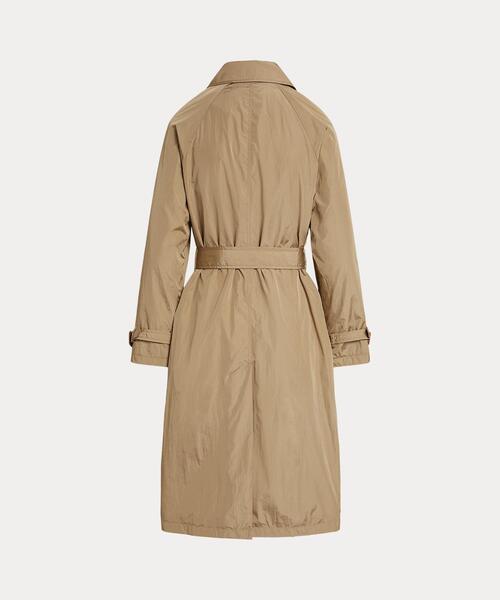 LAUREN RALPH LAUREN(ローレン ラルフ ローレン)の「ベルテッド タフタ トレンチ コート(トレンチコート・レディース・ブラウン系6・S/M/XS/L/XXS)」の2枚目の写真