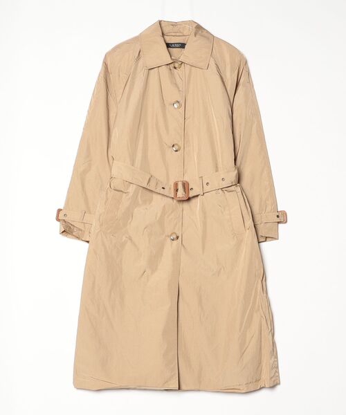 LAUREN RALPH LAUREN(ローレン ラルフ ローレン)の「ベルテッド タフタ トレンチ コート(トレンチコート・レディース・ブラウン系6・S/M/XS/L/XXS)」の3枚目の写真