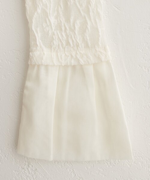 natural couture（ナチュラルクチュール）の「レースジャガードプルオーバー（Tシャツ/カットソー・レディース・ピンク/イエロー/ブラック/アイボリー・FREE）」の10枚目の写真