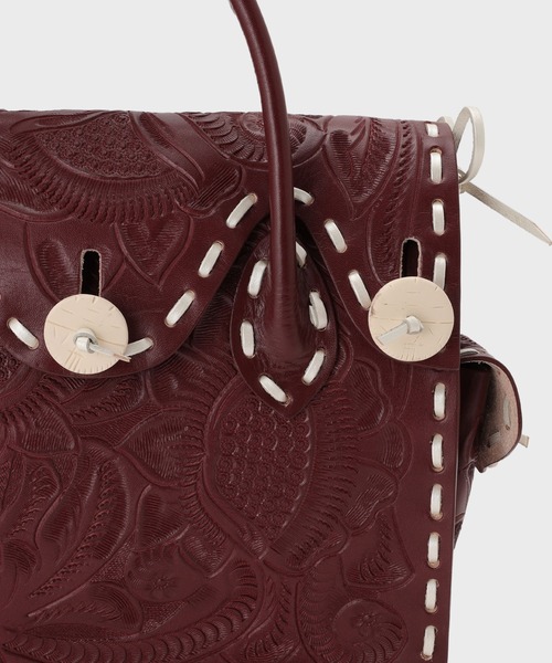 CARVING TRIBES（カービングトライブス）の「ST MaestraS-ls（ハンドバッグ・レディース・ボルドー/パープル・FREE）」の4枚目の写真