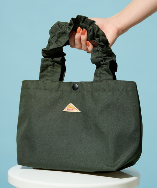 FREAK'S STORE(フリークスストア)の「限定展開 KELTY × FREAK'S STORE/ケルティ 別注 Frill Handle Tote Bag/フリルハンドル トートバッグ(トートバッグ・レディース・ブルーグリーン/ブラック/ベージュ/レオパード・ONE SIZE)」の11枚目の写真