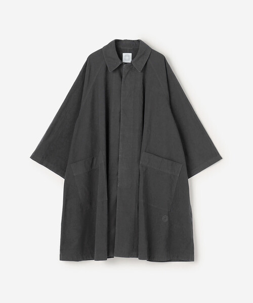 ORCIVAL（オーシバル）の「ORCIVAL | ガーメントダイ コットン Aライン ラグランコート WOMEN（ステンカラーコート・レディース・ベージュ系その他/ブラック系その他・1）」の2枚目の写真