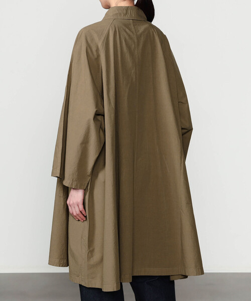ORCIVAL（オーシバル）の「ORCIVAL | ガーメントダイ コットン Aライン ラグランコート WOMEN（ステンカラーコート・レディース・ベージュ系その他/ブラック系その他・1）」の15枚目の写真