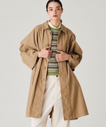 ORCIVAL（オーシバル）の「ORCIVAL | ガーメントダイ コットン Aライン ラグランコート WOMEN（ステンカラーコート）」