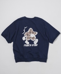 kaoyorinakami（カオヨリナカミ）の「punch star half sweat / パンチスターハーフスウェットTシャツ（Tシャツ/カットソー）」
