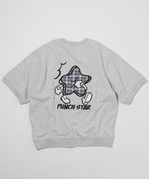 kaoyorinakami（カオヨリナカミ）の「punch star half sweat / パンチスターハーフスウェットTシャツ（Tシャツ/カットソー）」