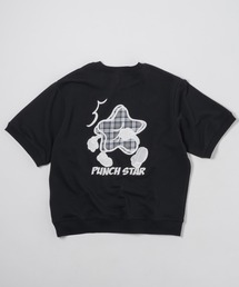 kaoyorinakami（カオヨリナカミ）の「punch star half sweat / パンチスターハーフスウェットTシャツ（Tシャツ/カットソー）」