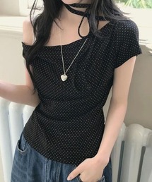 タイトトップス オフショルダートップス」に該当するファッション通販