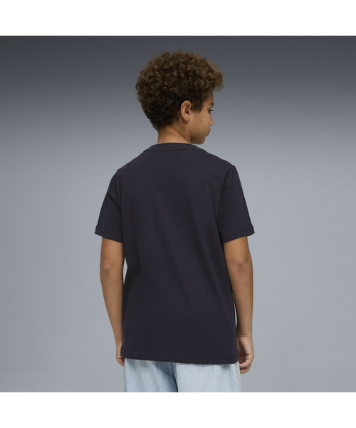 PUMA（プーマ）の「PUMA プーマ ボーイズ グラフィック キャット 半袖 Tシャツ B 120-160cm（Tシャツ/カットソー・キッズ・エメラルド/ブラック/ネイビー・160/150/140/120/130）」の6枚目の写真