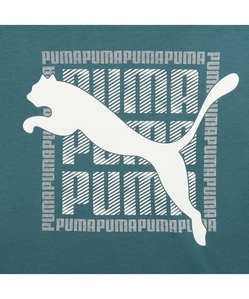 PUMA（プーマ）の「PUMA プーマ ボーイズ グラフィック キャット 半袖 Tシャツ B 120-160cm（Tシャツ/カットソー・キッズ・エメラルド/ブラック/ネイビー・160/150/140/120/130）」の12枚目の写真