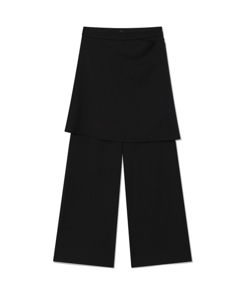 UGLY SHADOW（アグリーシャドウ）の「FLARED SKIRT PANTS(BLACK)（その他パンツ・レディース・その他・SMALL/MEDIUM）」の3枚目の写真