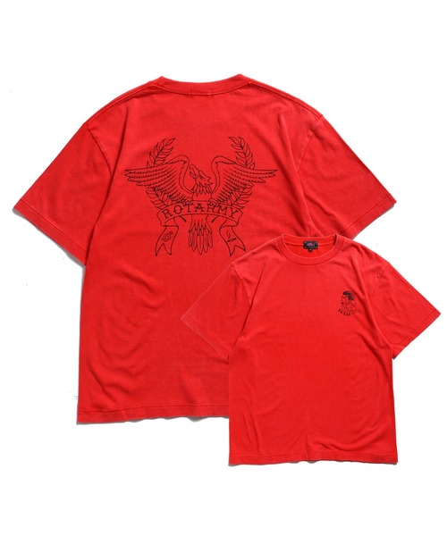 ROTAR(ローター)の「IM FINE vintage finish Tee(Tシャツ/カットソー・メンズ・グリーン系その他/ホワイト系その他/レッド系その他/グレー系その他・MEDIUM/LARGE/X-LARGE)」の1枚目の写真