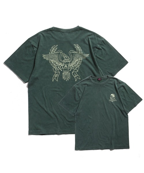 ROTAR(ローター)の「IM FINE vintage finish Tee(Tシャツ/カットソー・メンズ・グリーン系その他/ホワイト系その他/レッド系その他/グレー系その他・MEDIUM/LARGE/X-LARGE)」の6枚目の写真