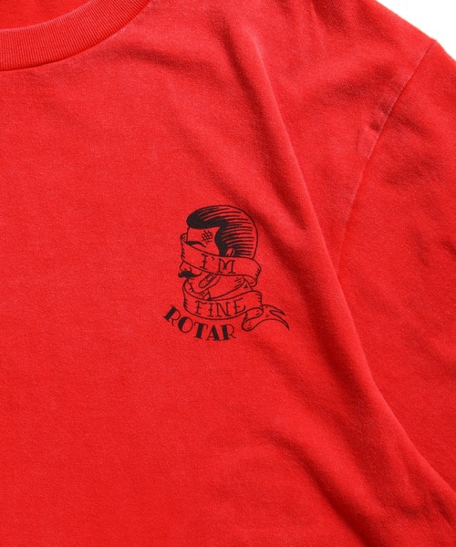 ROTAR(ローター)の「IM FINE vintage finish Tee(Tシャツ/カットソー・メンズ・グリーン系その他/ホワイト系その他/レッド系その他/グレー系その他・MEDIUM/LARGE/X-LARGE)」の7枚目の写真