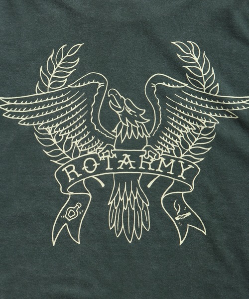 ROTAR(ローター)の「IM FINE vintage finish Tee(Tシャツ/カットソー・メンズ・グリーン系その他/ホワイト系その他/レッド系その他/グレー系その他・MEDIUM/LARGE/X-LARGE)」の10枚目の写真