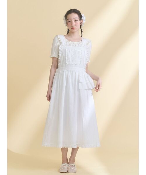 merry jenny(メリージェニー)の「romantic frill summer top(Tシャツ/カットソー・レディース・ネイビー/ピンク/アイボリー・FREE)」の19枚目の写真