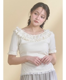 merry jenny | romantic frill summer top(Tシャツ/カットソー)