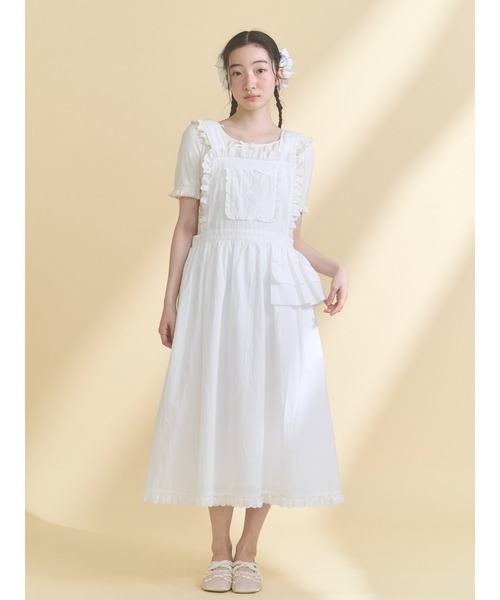 merry jenny(メリージェニー)の「romantic frill summer top(Tシャツ/カットソー・レディース・ネイビー/ピンク/アイボリー・FREE)」の16枚目の写真