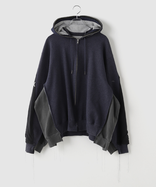 DISCOVERED(ディスカバード)の「DISCOVERED / ディスカバード Band Tee Dolman Zip Hoodie(パーカー・メンズ・ブラック・FREE)」の1枚目の写真