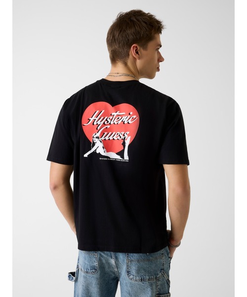 GUESS JEANS × HYSTERIC GLAMOUR ポケットTシャツ GUESS JEANS × HYSTERIC GLAMOUR Printed Pocket Tee 半袖Tシャツ