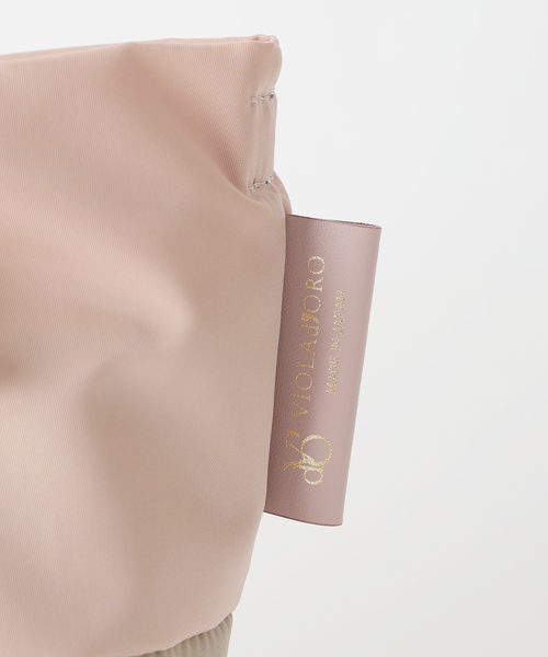 La TOTALITE（ラトータリテ）の「《WEB限定》VIOLAd’ORO / ヴィオラドーロ ナイロンコンビトート S（トートバッグ・レディース・ベージュ/ピンク・FREE）」の4枚目の写真