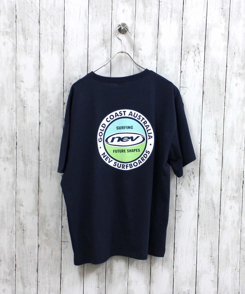 NEV（ネブ）の「【NEV】オーバーサイズ グラフィックプリント Tシャツ（Tシャツ/カットソー・メンズ・ホワイト系その他/ネイビー/ブルー系その他/チャコール/グレー系その他/オフホワイト/杢グレー/ダークグリーン・M/L/XL）」の8枚目の写真