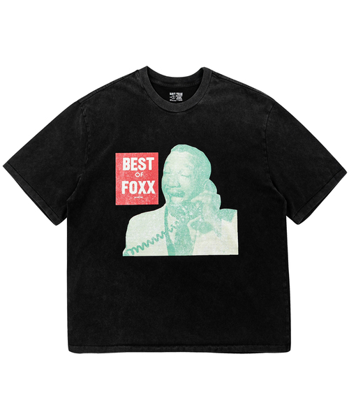 NAVYTEAM(ネイビーチーム)の「BEST OF FOXX ピグメントダイング半袖Tシャツ(Tシャツ/カットソー・レディース・ブラック・2/3/1)」の1枚目の写真