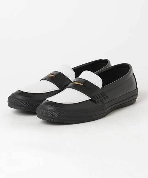 AVIREX(アヴィレックス)の「《CONVERSE》ALL STAR COINLOAFER / オールスター コインローファー(ローファー・メンズ・ブラック/ブラック系その他・7.5/10.5/8.5/9.5)」の1枚目の写真