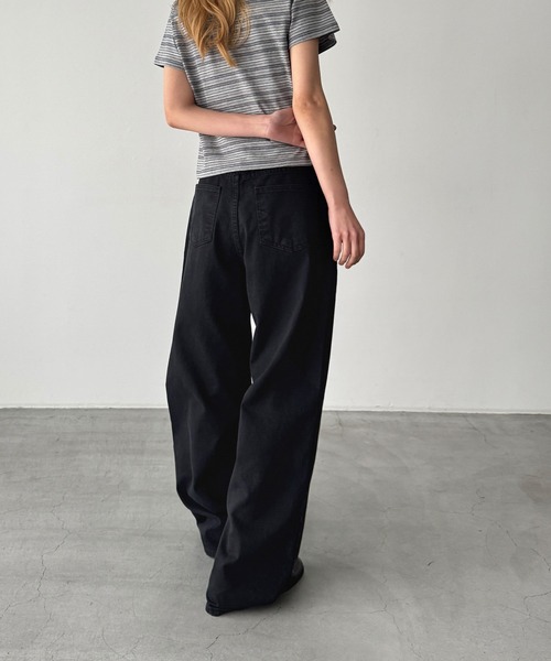 CANAL JEAN(キャナルジーン)の「El mar ウォッシングベイカーパンツ(その他パンツ・レディース・カーキ/ブラック/ベージュ・MEDIUM/SMALL)」の11枚目の写真